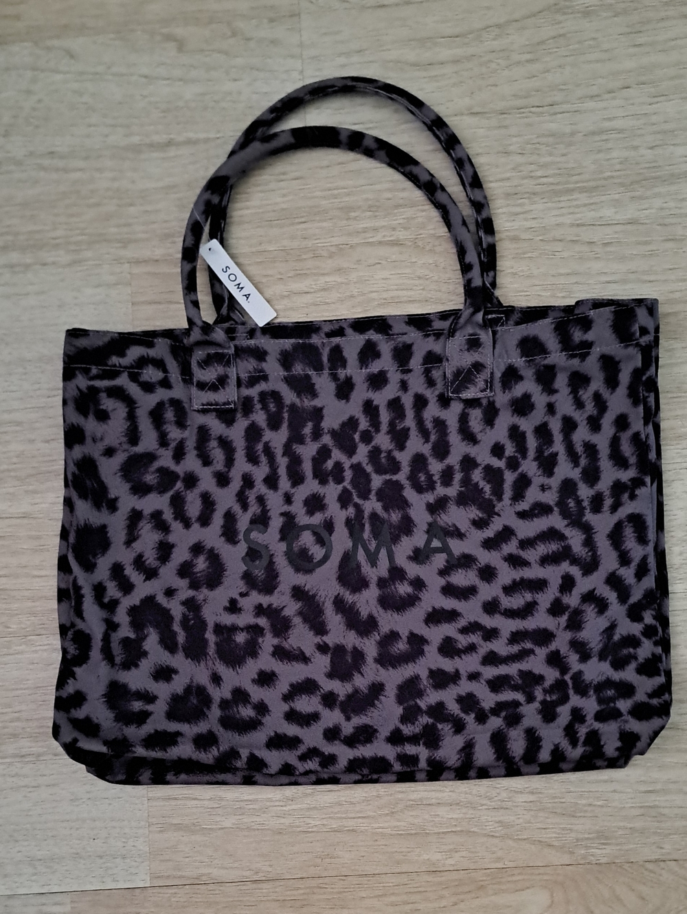 SOMA Divine  Leopard-Print Tote Bag - Grey Taupe - Picture 13 of 14